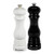Le Creuset Salt and Pepper Mill Set, 8" x 2 1/2" each, Black & White