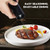 ARKNOAH Tabletop Manual Pepper and Salt Grinder 2-Pack Set