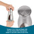 Trudeau Stainless Steel Manual 2-in-1 Salt and Pepper Mill
