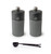 Peugeot Line Manual Salt & Pepper Mill Gift Set Carbon Graphite Aluminum