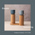 LARS NYSØM Wooden Salt and Pepper Grinder Set Manual with Tray