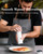 Manual Salt Grinder Refillable for Dry Salt – Salt and Pepper Grinder with Titanium Alloy Core