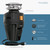 Moen Black EX Series Host Series 3/4 Horsepower Improved Installation Garbage Disposal