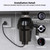 Garbage Disposal, 1 Hp Continuous Feed Food Waste Disposer with Air Switch, Compact Stainless Steel Food Waste Disposer, Food Waste Grinding System for Under Kitchen Sink, Black