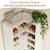 Corner Shoe Rack for 40-45 Pairs, 9-Tier Corner Shelf for Closet