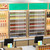 Cigarette Rack with Lock Sliding Doors, Aluminum Alloy Cigarettes Organizer