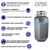 FORNO ACQUA BrightDIAMOND Black Onyx 1HP Garbage Disposal