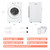 Portable Clothes Dryers with Exhaust Duct with Stainless Steel Liner