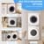 Portable Clothes Dryer, 3.5 cu.ft Electric Drying Machine for Laundry with Steel Tub