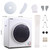 Portable Dryers for Laundry 1500W, 3.5 cu.ft Apartment Dryer with 4 drying Mode,