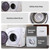 Portable Dryers for Laundry 1500W, 3.5 cu.ft Apartment Dryer with 4 drying Mode,