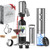 CIRCLE JOY Rechargeable Electric Wine Opener Set 8-in-1 stainless steel