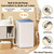 Auertech Portable Washer andPortable Washer and Dryer Combo Set, 18 lbs Fully Automatic Washing Machine Dryer Combo Set, 18 lbs Fully Automatic Washing Machine, 1.5CuFt Portable Dryers, Compact Washer and Dryer for Apartment, RV, Dorm