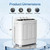 Portable Washer Wash and Spin Cycle Combo, Built-in Gravity Drain for Camping