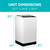 Portable Washer, 26.5 lb. Capacity Washing Machine, 6 Cycles