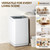 Portable Washing Machine, 7.7LBS Full-Automatic Laundry Washer with Stainless