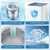 Portable Washing Machine, 2.0 cu.ft Capacity Fully Automatic Washer with Drain Pump
