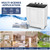 Capacity Portable Washing Machine Nictemaw Twin Tub