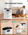 Humidifier Large Room Warm and Cool Mist, 3.2Gal/12L Humidifiers for Home 800 sq ft, Air Humidifiers for Bedroom with Diffuser & Flame Light