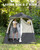 FanttikOutdoor Zeta A2 Pro Shower Tent 2 Rooms, Portable Privacy Shelter for Shower & Dressing, Instant Setup in 60 Seconds with Rainfly & Windproof, Ideal for Camping & Hiking, Fishing, Beach