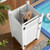 Outdoor Shower Enclosure, Rust-Proof Engineering Grade PVC Privacy Shower Station, Outdoor Shower Easy DIY Assembly for Pool, Beach, Backyard,81'' H x 46'' W x 46'', (Not included shower)