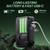 IGRL Portable Shower for Camping, Powerful 10L/Min Water Flow, Rechargeable Shower Pump with Bath Sponge, 4 Spray Modes, IPX8 Waterproof, 7800mAh Battery, Ideal for Hiking, Travel, Pet, Car Wash