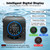 Upgraded Portable Shower with Heater, 1500W Immersion Heated, 8000mAh Rechargeable Camping Shower Pump with LED Display, IPX8 Waterproof Lightweight Outdoor Shower Pump Kit for Hiking
