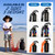 SUN NINJA Portable Shower, Camping Shower with 7 Mode Shower Head, Neoprene Cover Helps Keep Water Warm, High Pressure Hose, Easy to Carry (Camo, 1.3 Gallon)