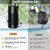 SPACEREST Solar Shower Bag, 5 Gal/20L Solar Heating Camping Shower Bag, On-Off Switchable Shower Head, Portable Shower with Thick Tarpaulin for Camping, Surfing, Outdoor Traveling, No Tear & Leak