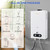 Tankless Water Heater Propane, 2.64 GPM 10L Portable Propane Camping Water Heater with Overheating Protection, for RV Camping, Pet Bathing, Barn & Cabin(White)