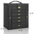 AKOZLIN Huge Jewelry Box Organizer Functional Extra Large Leather Jewelry Storage Case for Women Girls