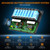 powkey Solar Powered Generator, 200W Portable Power Station with Solar Panels 40W, 146Wh Power Bank with 2 AC Outlet 110V Pure Sine Wave for Outdoor Camping Emergency Home
