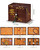 6-Layer Wooden Jewelry Organizer Boxes with 4 Drawers dresser, Vintage Multi-functional Jewelry Storage Case with lock