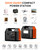 Solar Powered Generator, 300W Portable Power Station with Solar Panel 40W Included, 110V Pure Sine Wave 256Wh LiFePO4 Battery Pack with AC Outlet for Camping, Home Emergency, Traveling, RV Trip