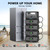 ALLWEI 2400W Portable Power Station with 2 x B200 PRO Expansion Battery, 6144Wh LiFePO4 Battery 4 AC Outlets Up to 2400W for Home, Outdoor Camping, RV, with 1500W AC Charging &1200W Solar Charging