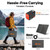 Takki Solar Generator 120W Peak Portable Power Station with 21W Solar Panel 88.8Wh Battery Power Bank with 110V AC Outlet for Camping RV Tent Home Outages Emergency