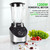 JUSANTE Professional Blender with 1200 Watts and 64 oz Glass Jar Kitchen Countertop Blender