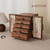 Wooden Jewelry Box Organizer Functional With Drawers, 5 Layers Jewelry Storage Organizer for Earring, Ring