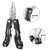14-In-1 Multitool with Safety Locking, Professional Stainless Steel Multitool Pliers Pocket Knife, Bottle Opener, Screwdriver with Nylon Sheath ，Apply to Survival,Camping, Hunting and Hiking 10 Pcs