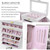 6-Tier Jewelry Box Organizer with Mirror, 5 Drawers Leather Jewelry Storage Case for Women Girls Ring Necklace