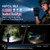 HiFOL Tactical Flashlights 2000 Lumens, Police Flashlight with Rotatable Holster for Duty Belt, Handheld Flashlights for Camping/Law Enforcement HL1