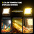 Sekrro P8 Rechargeable Magnetic Work Light, 3500LM LED Camping Lantern 20000mAh Battery, IP67 Waterproof, Stepless Dimming, Flood Light for Job Site, Emergency, Outdoor, Workshop