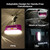 BougeRV Movable Area Light, Rechargeable Camping Lantern, 3200mAh Portable Camping Light, IP65 Waterproof, Camp Lamp for Tent, Power Outages, Emergency, Outdoor(Magenta)