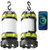 AlpsWolf Camping Lantern Rechargeable , Alpswolf Camping Flashlight 4000 Capacity, 6 Modes, IPX4 Waterproof, Led Lantern Camping, Hiking, Outdoor Recreations (2pack-Green)