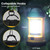 CT CAPETRONIX Camping Lantern, 3200LM Bright Camping Light, 4600mAh Rechargeable LED Lantern for Power Outages, 5 Light Modes Camping Lamp for Fishing/Hurricane/Emergency, Camping Must Haves