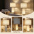 Scenekoy 23" Alabaster Table Lamps Set of 2 for Living Room Bedroom, Bedside Lamps with USB A+C Ports