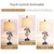 RORIANO 27" Touch Farmhouse Table Lamps for Living Room with 3-Way Dimmable 2 USB Ports