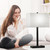 21" Touch Bedside lamps with 2 USB & AC Outlets, 3-Way Dimmable Bedside Table Lamps Set of 2 for Bedroom Living Room Office