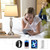Set of 2 - Bedroom Lamps with USB C+A, 3 Way Dimmable Nightstand Lamps, Brushed Nickel Table Lamps for Living Room (Bulbs Included)