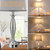 Set of 2 - Bedroom Lamps with USB C+A, 3 Way Dimmable Nightstand Lamps, Brushed Nickel Table Lamps for Living Room (Bulbs Included)